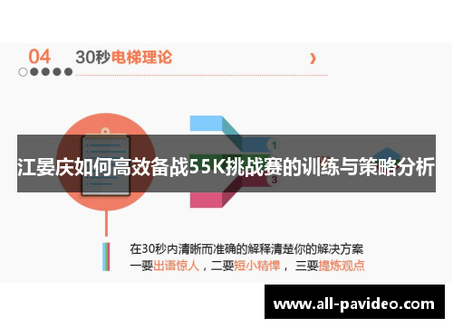 江晏庆如何高效备战55K挑战赛的训练与策略分析